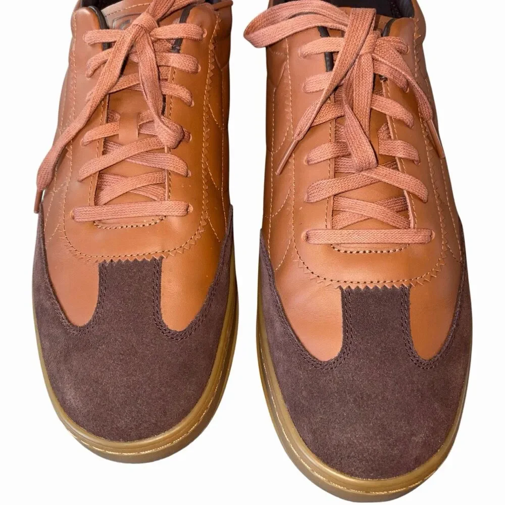 Cole Haan GrandPro Breakaway Men Size 12M Tan Madeira Gum Leather Sneakers